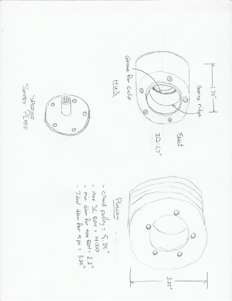 pulley design sketch